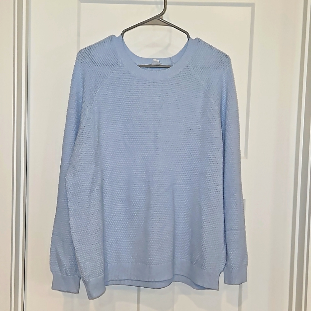 Light blue long sleeve knit old Navy sweater